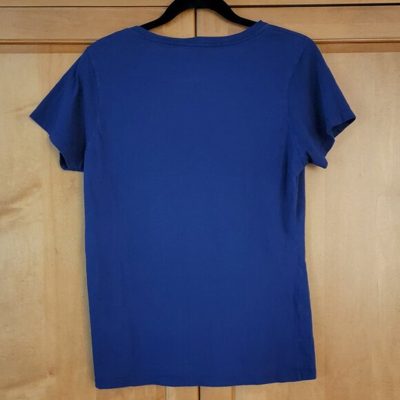 Women's NFL Pro Line Fanatics New England Patriots Navy V-neck Tee - M - Picture 2 of 4